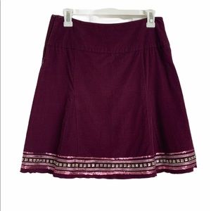 American Eagle 🦅 Dark Plum A-Line Skirt
